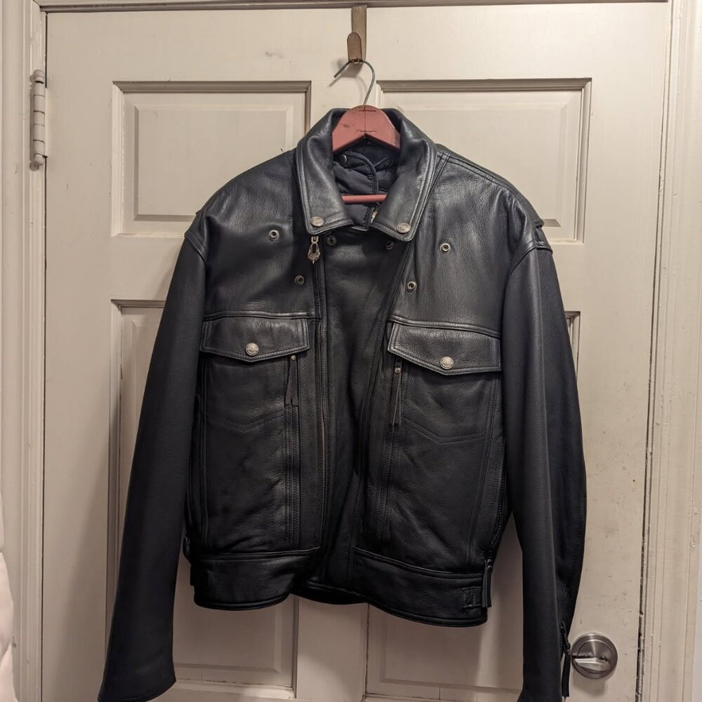 Harley-Davidson Jacket w/removable warm quilted lining Men' size Large.  EUC